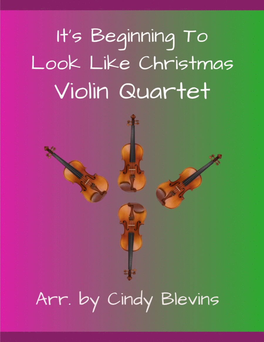 It's Beginning To Look Like Christmas String Quartet scores gallery preview page 1