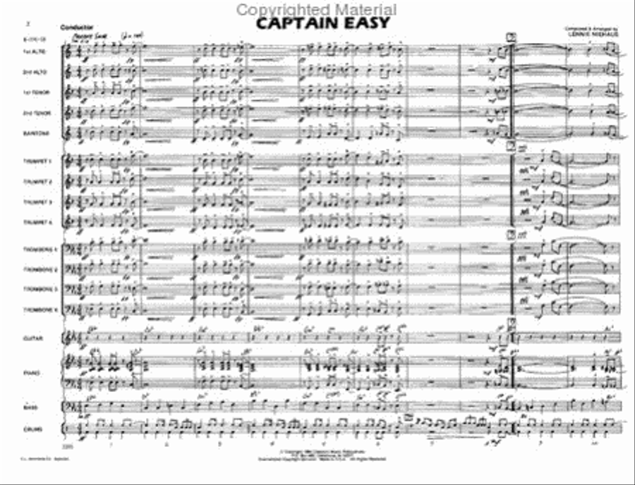 Captain Easy Jazz Ensemble scores gallery preview page 2