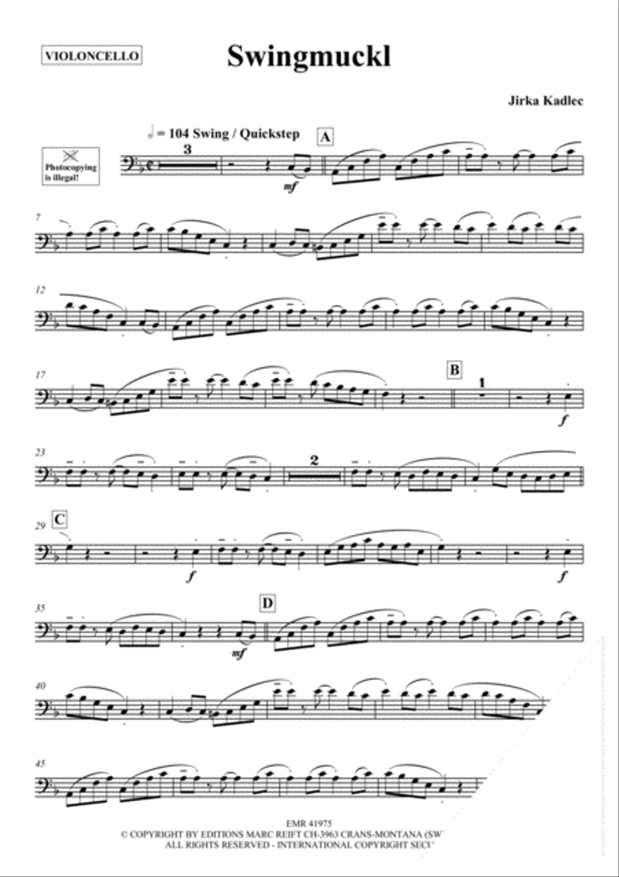 Swingmuckl Piano Accompaniment scores gallery preview page 3
