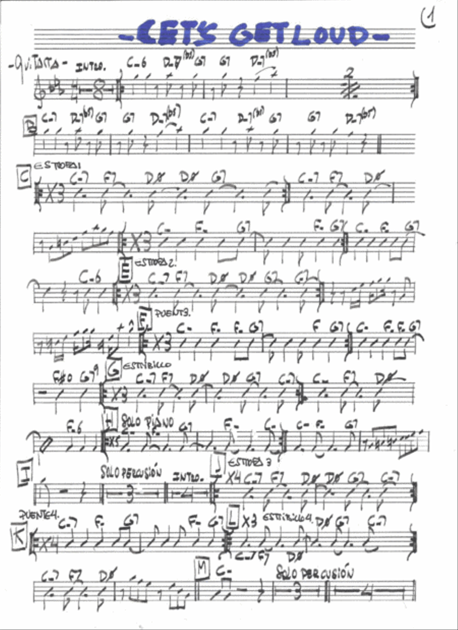 Let's Get Loud Tenor Saxophone scores gallery preview page 5