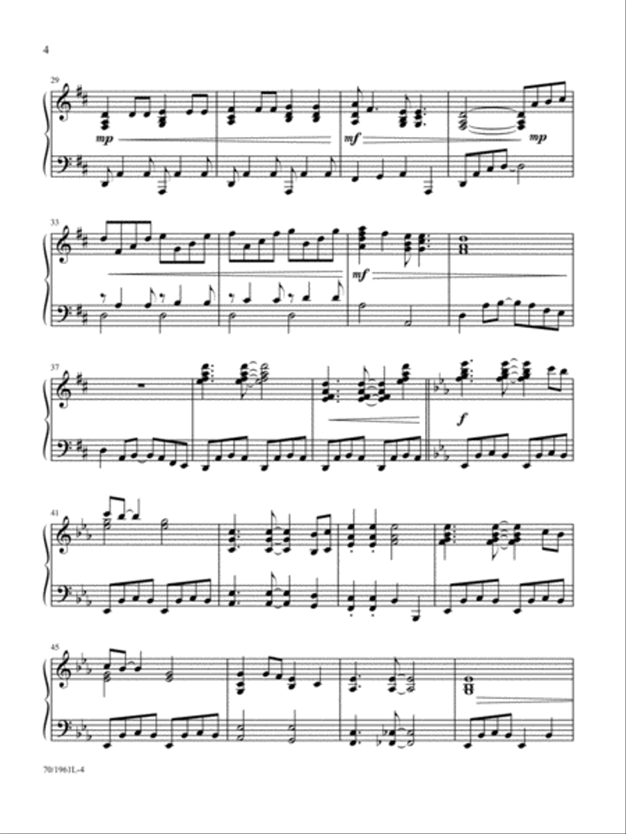Man of Sorrows, King of Glory Piano Solo scores gallery preview page 4