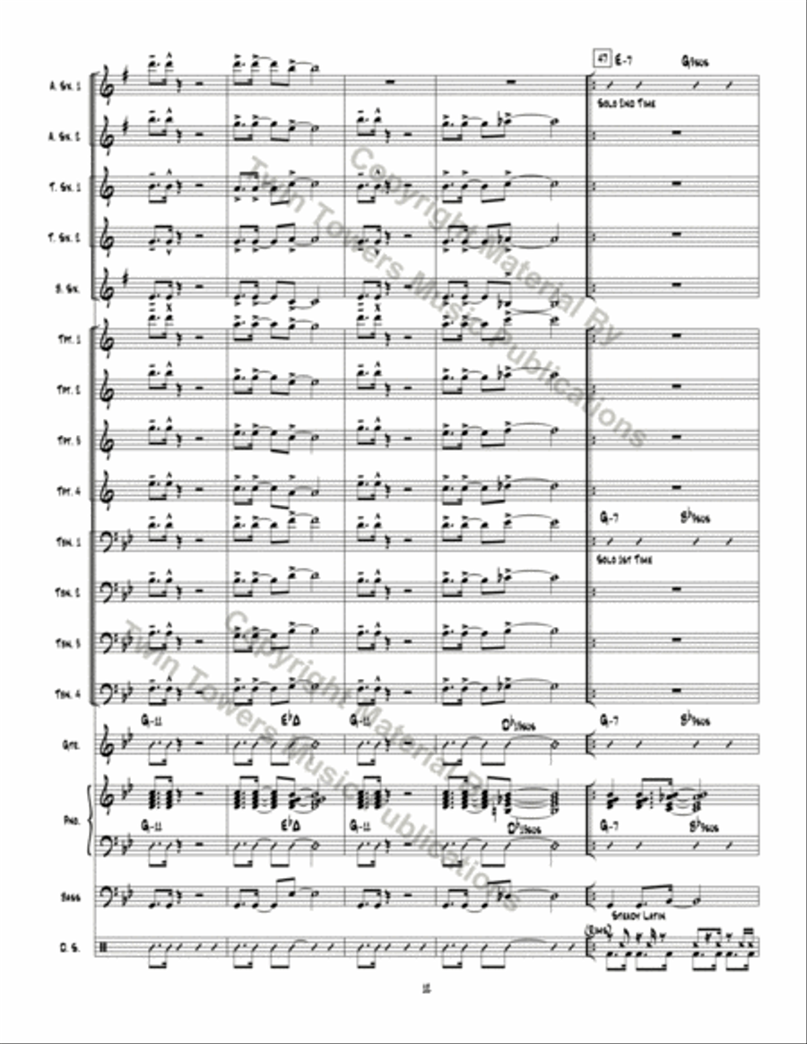 Boss of Funk Jazz Ensemble scores gallery preview page 13