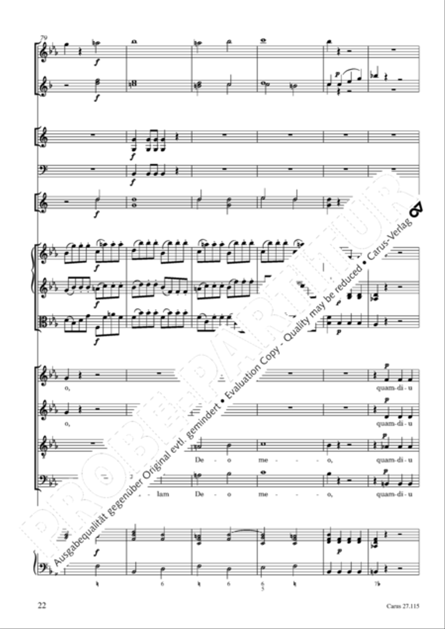 Exaudi, Domine 4-Part scores gallery preview page 23
