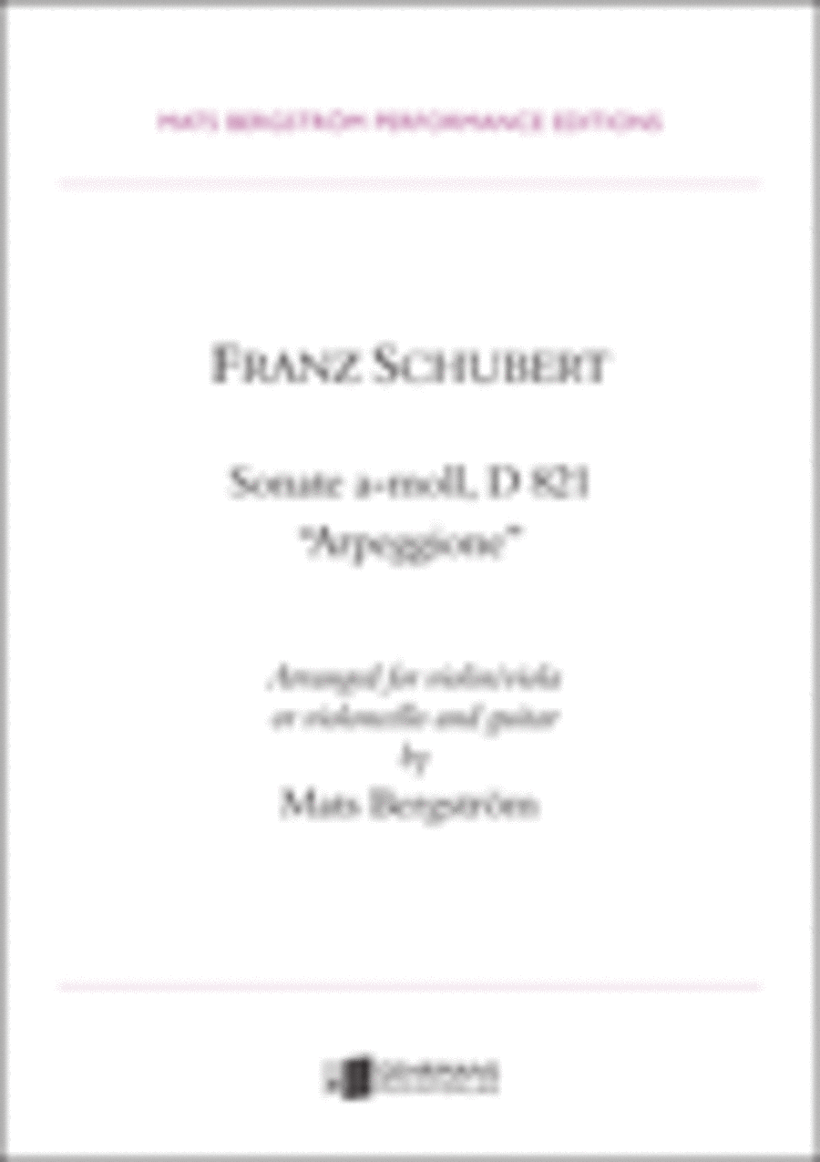 Sonate - A minor Cello scores gallery preview page 1