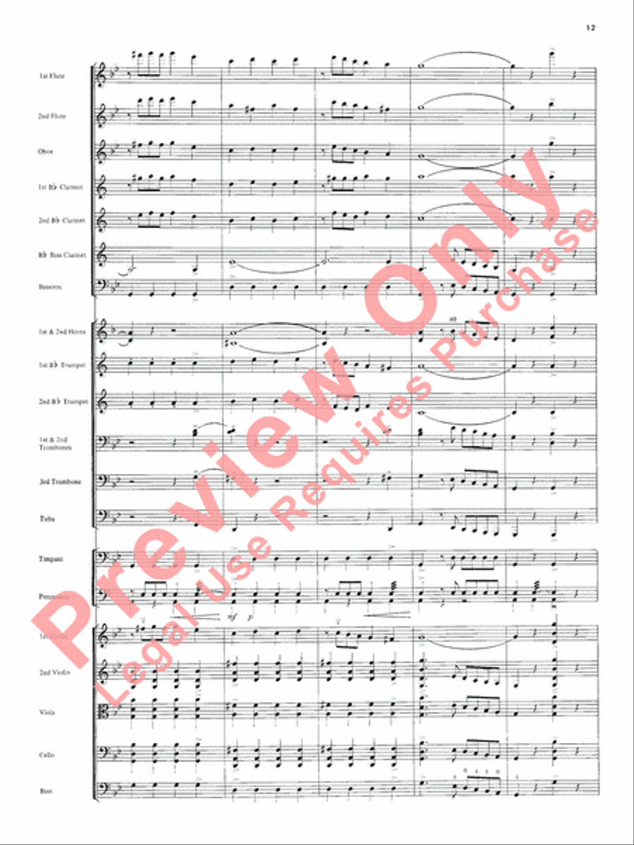 Two South American Tangos Full Orchestra scores gallery preview page 14