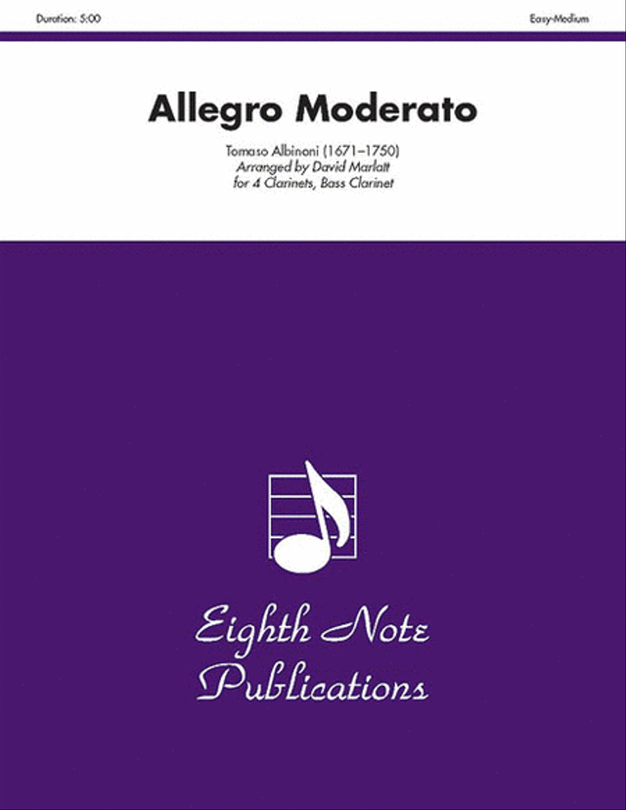 Allegro Moderato Clarinet Quintet scores gallery preview page 1