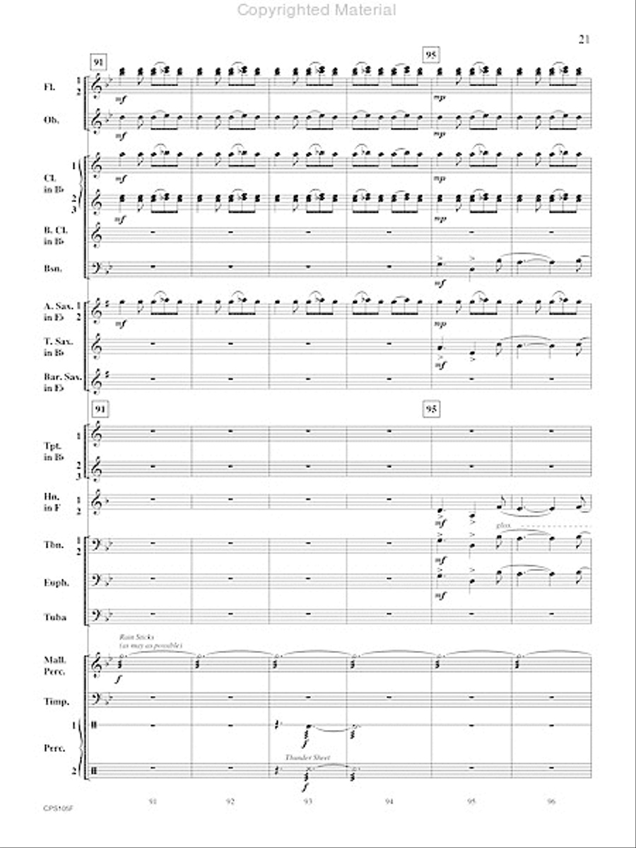 A Land Remembered A Land Remembered Concert Band scores gallery preview page 22