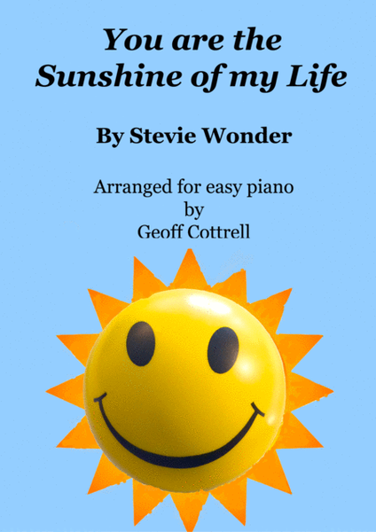 You are the Sunshine of my Life arranged for Easy Piano image number null
