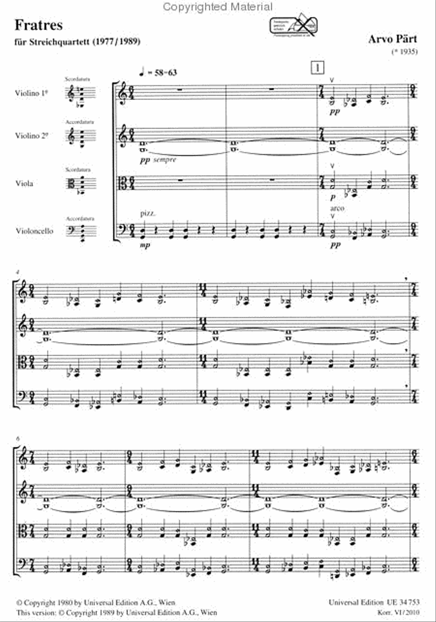 Fratres Chamber Music scores gallery preview page 2