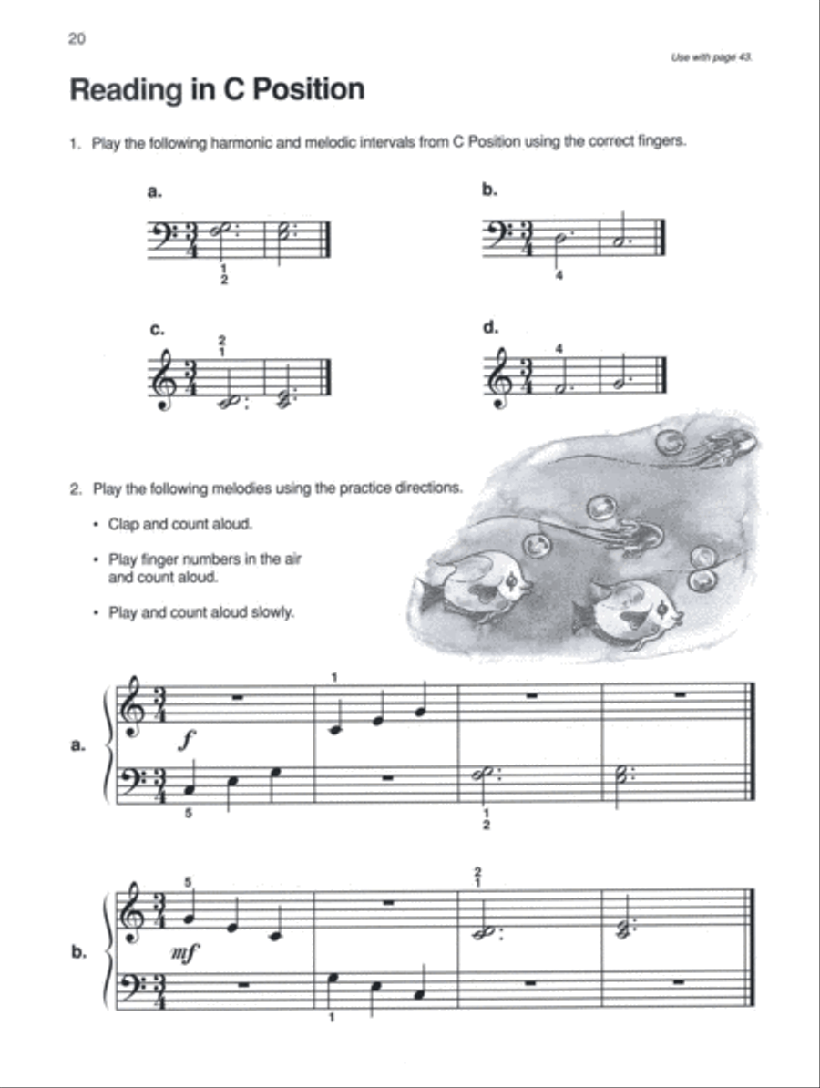 Alfred's Basic Piano Course Sight Reading, Level 1A Piano Method scores gallery preview page 4