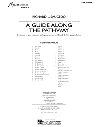 A Guide Along The Pathway - Full Score