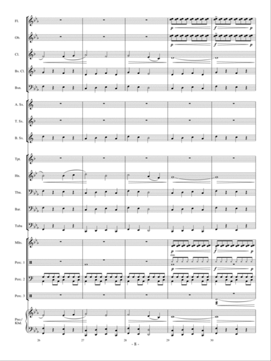 Barrage Concert Band scores gallery preview page 7