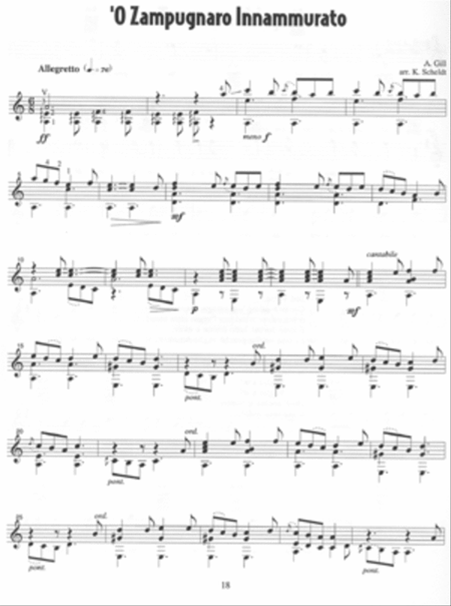 6 Neapolitan Songs for Solo Classic Guitar Acoustic Guitar scores gallery preview page 2