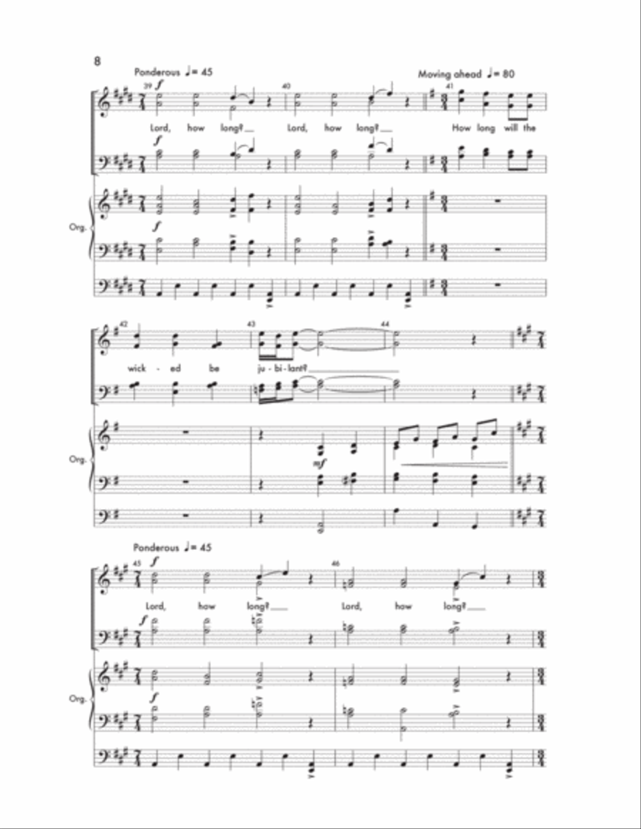 Prayer For The Congregation Divisi scores gallery preview page 7