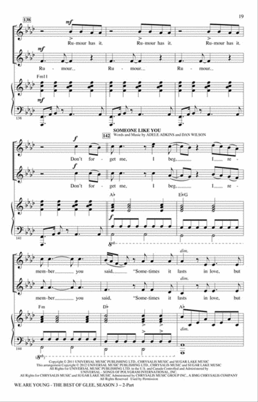 We Are Young 2-Part scores gallery preview page 4