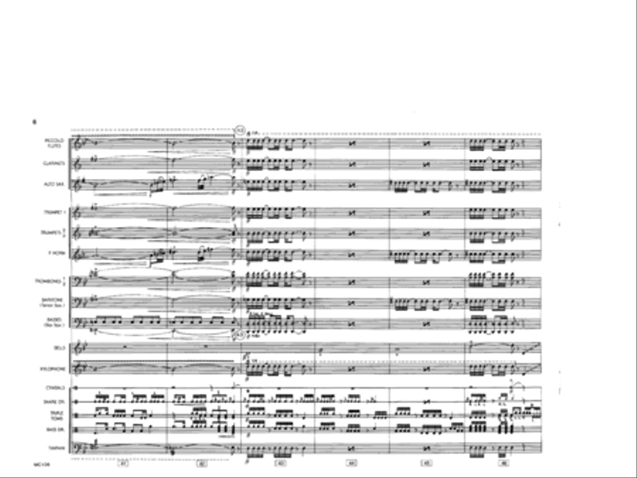 Spanish Fever Marching Band scores gallery preview page 7