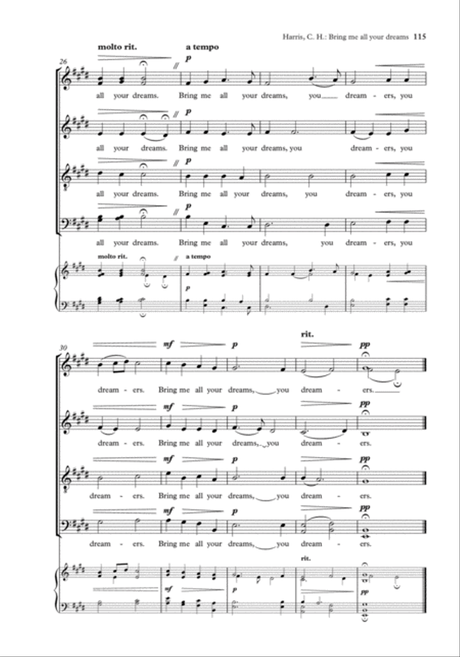 The Oxford Book of Choral Music by Black Composers 4-Part scores gallery preview page 20