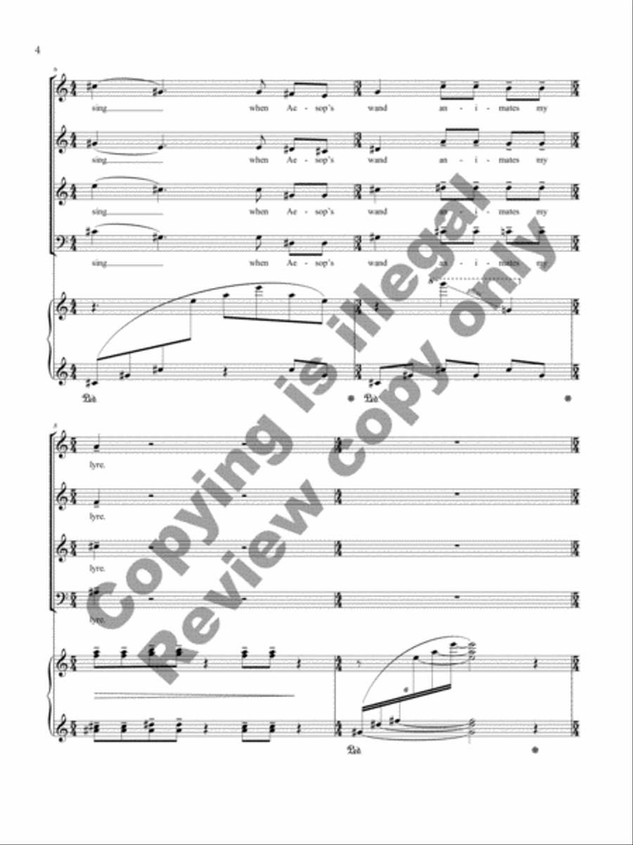 Fables for a Prince Tenor Voice scores gallery preview page 22