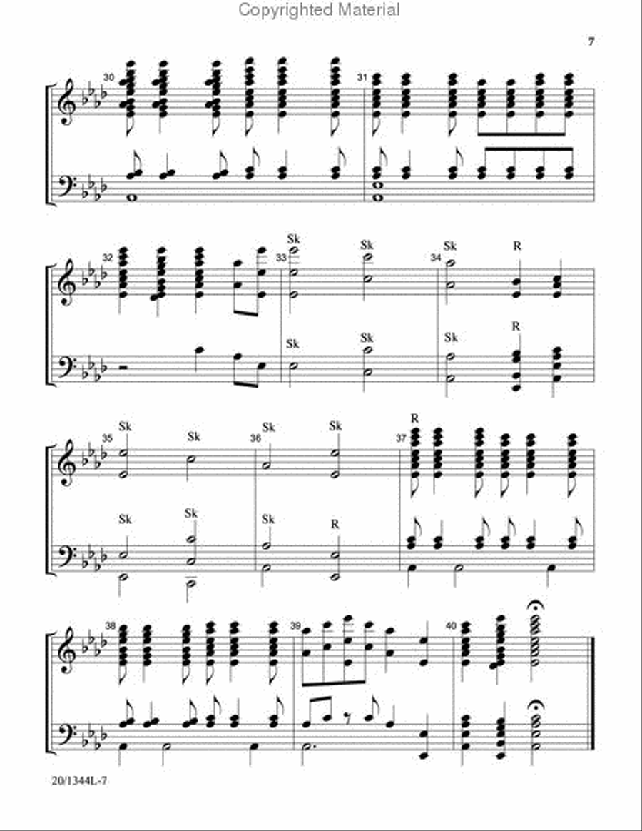 Festive Hymn Accompaniments 5-Octaves scores gallery preview page 5