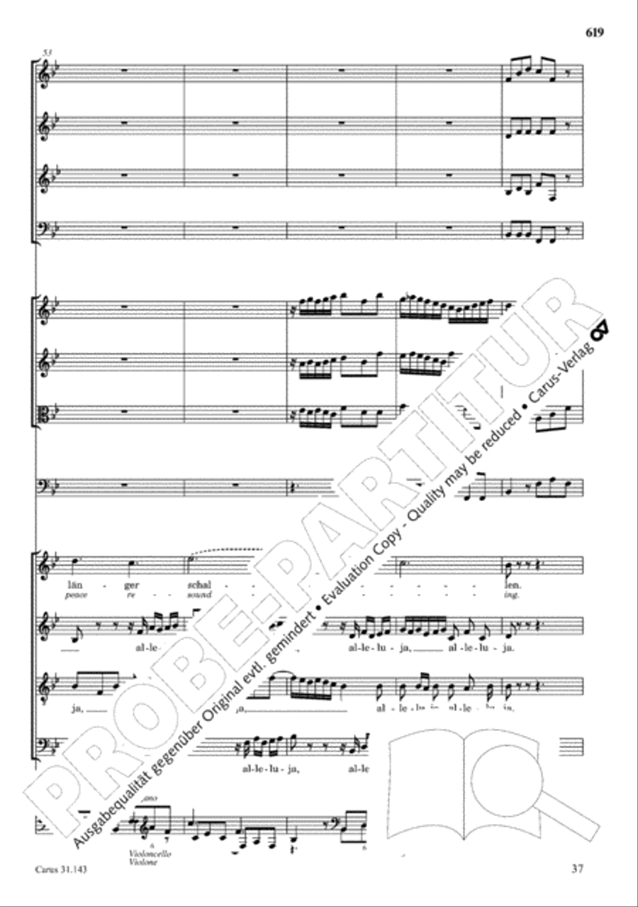 The Complete Sacred Vocal Works (Das geistliche Vokalwerk) Voice scores gallery preview page 618