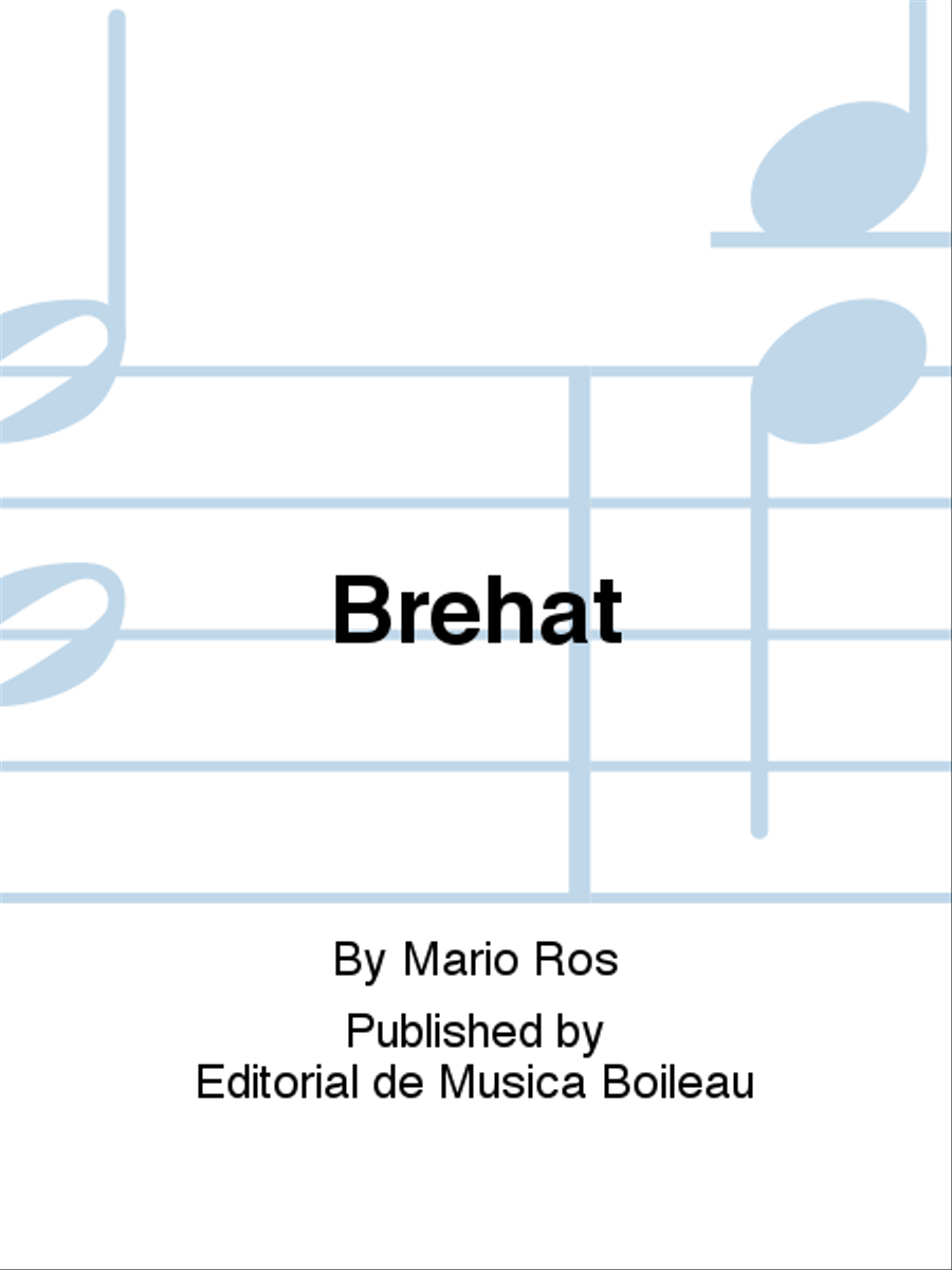 Brehat Clarinet Quartet scores gallery preview page 1