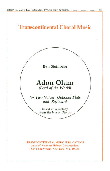 Adon Olam (Lord Of The World)