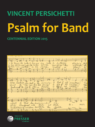 Book cover for Psalm For Band