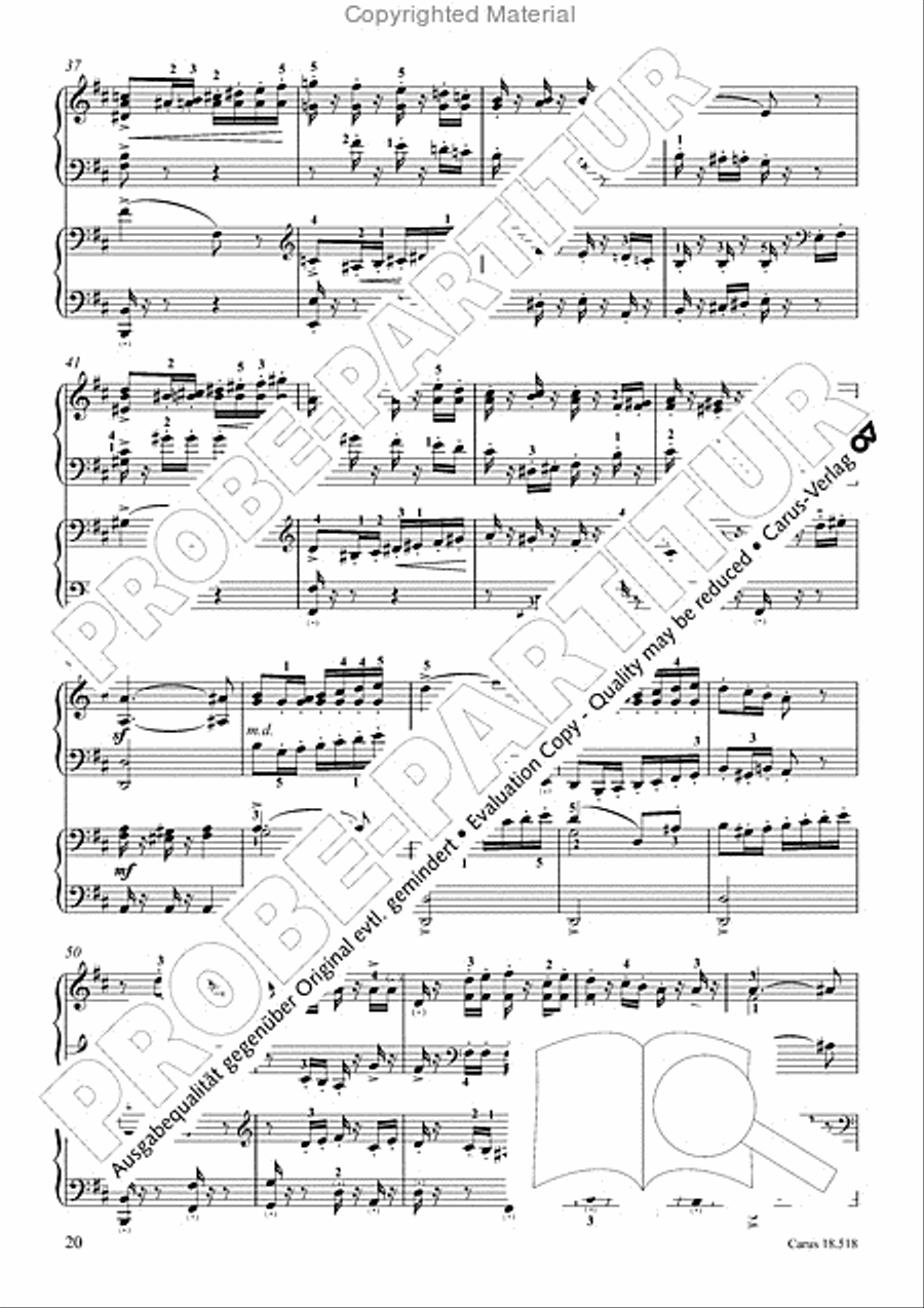 6 Pieces in the form of canons Piano scores gallery preview page 22