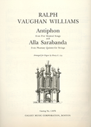 Book cover for Antiphon and Alla Sarabanda