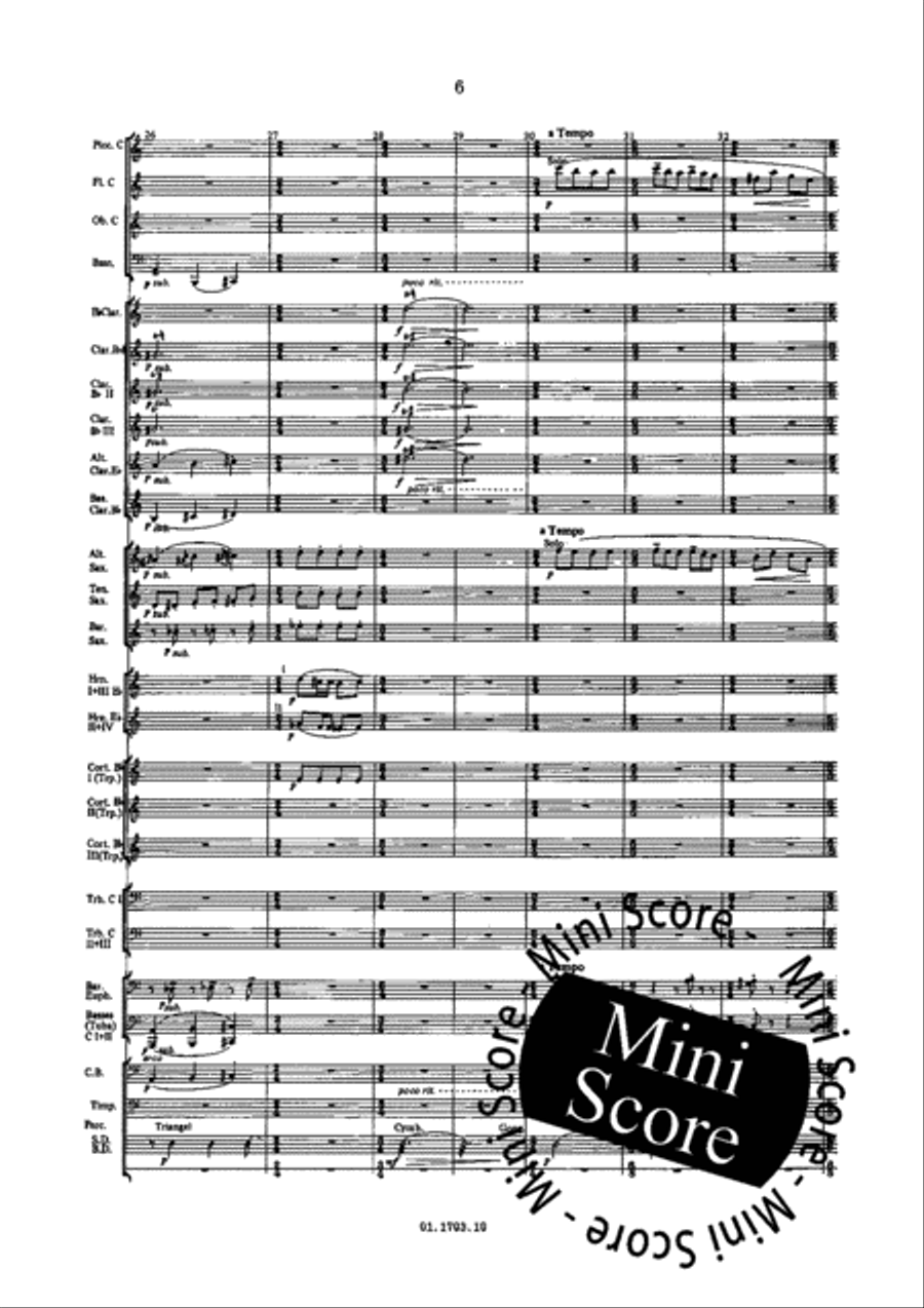 Windmusic Opus 123 Concert Band scores gallery preview page 12