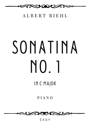 Book cover for Biehl - Sonatina No. 1 Op. 57 in C Major - Easy