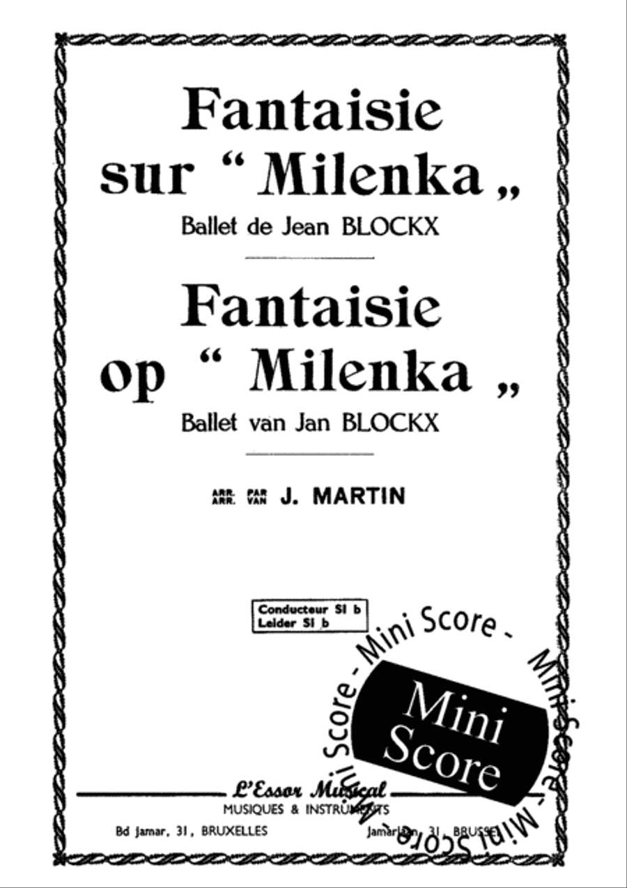 Fantaisie Sur 'Milenka' Fantaisie Sur 'Milenka' Fanfare Band scores gallery preview page 3