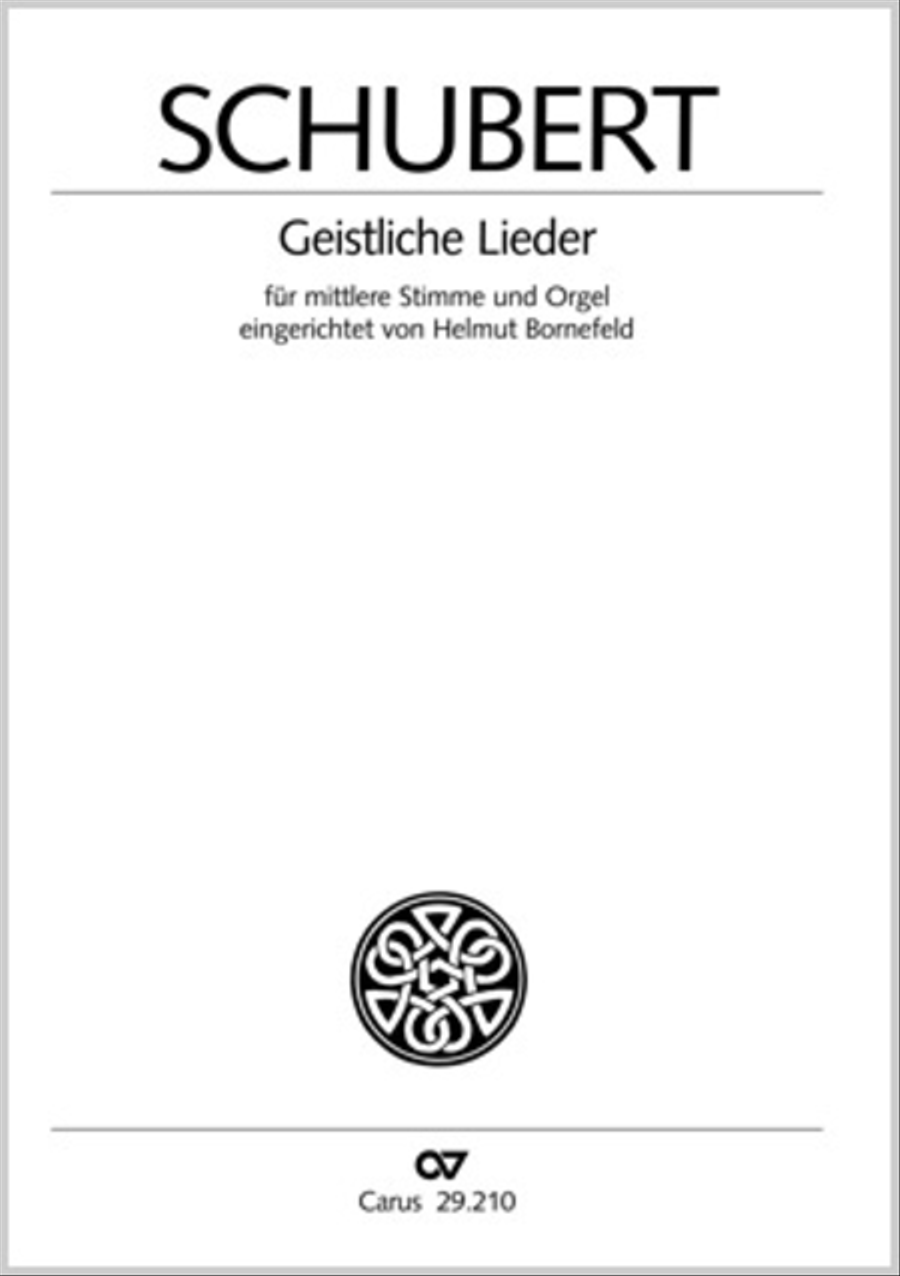 Geistliche Lieder by Franz Schubert Collection / Songbook - Sheet Music