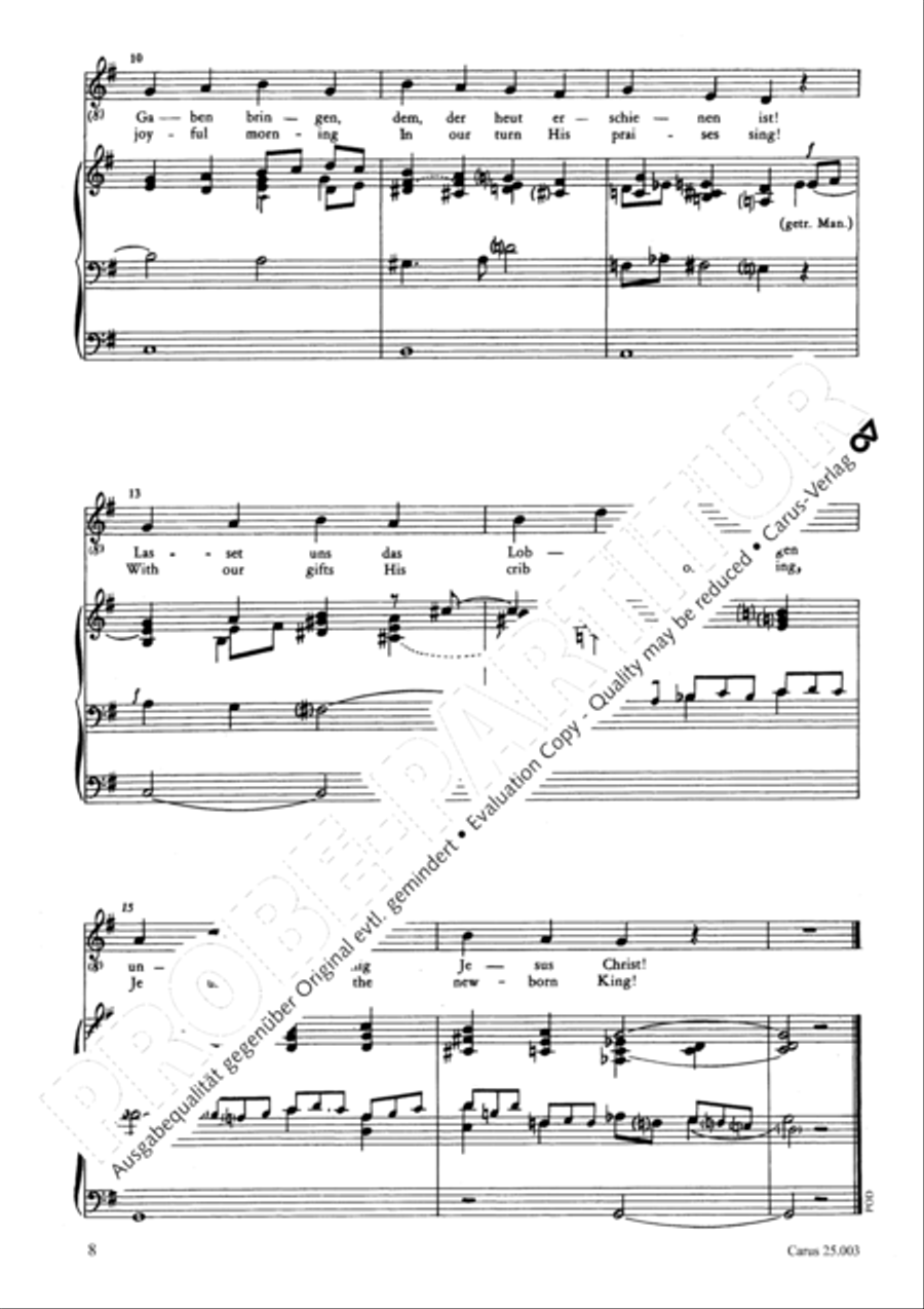 Praise rejoicing in his kindness Mezzo-Soprano Voice scores gallery preview page 9