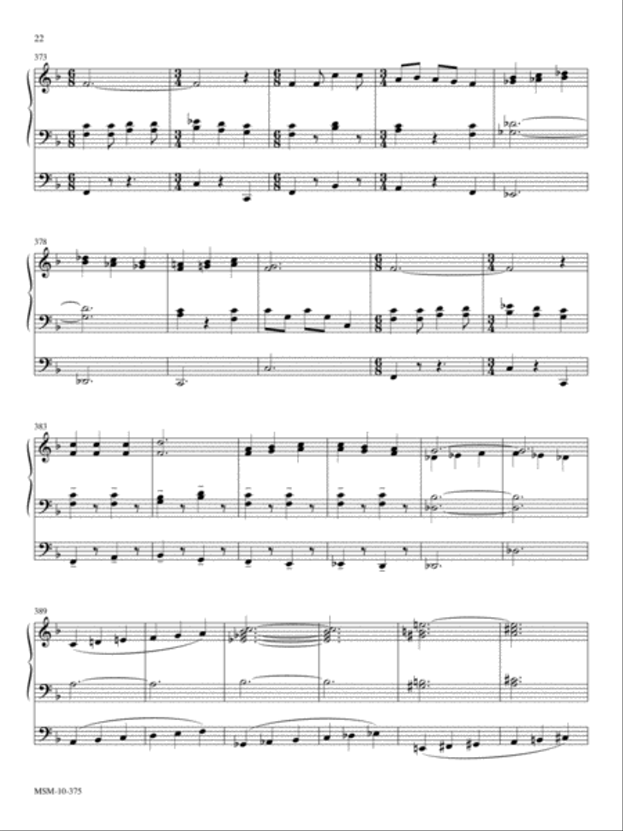 Fantasy on Lobe den Herren Organ scores gallery preview page 9