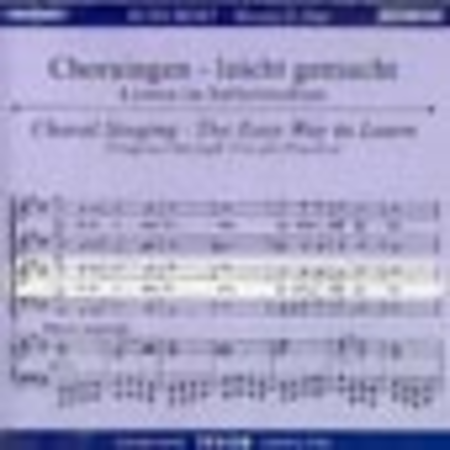 Mass No. 2 in G Major - Choral Singing CD (Tenor)