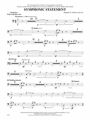 Symphonic Statement: (wp) B-flat Tuba B.C.