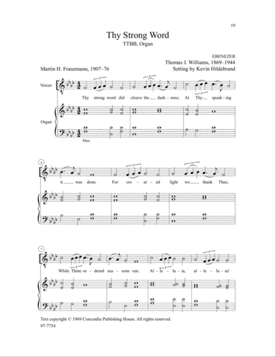 Reformation Hymns for Men's Voices TTBB scores gallery preview page 7