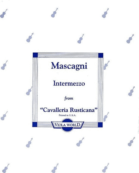 Mascagni - Intermezzo Viola/Piano