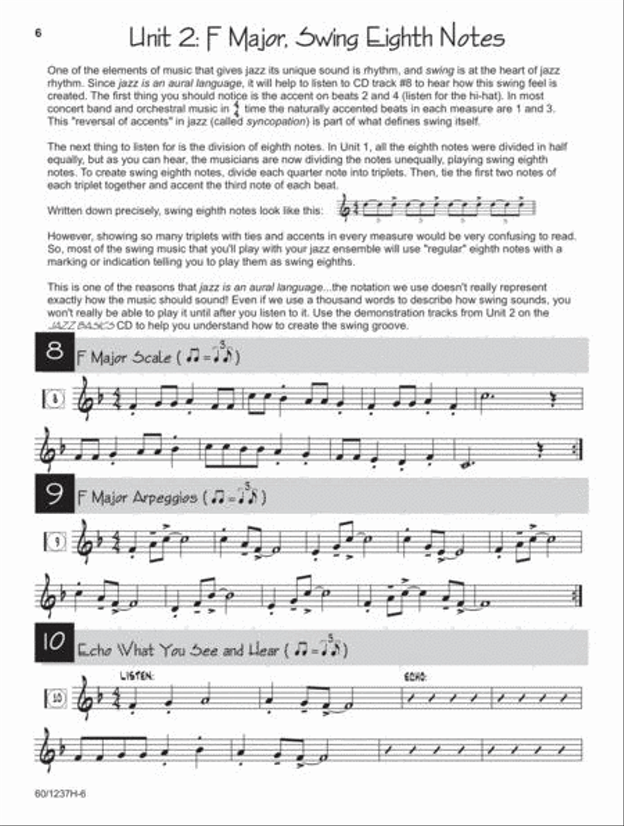 Jazz Basics - Clarinet Jazz Ensemble scores gallery preview page 6
