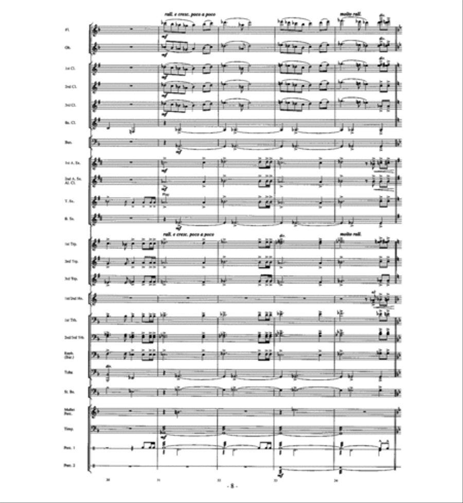 A Christmas Auld Lang Syne Concert Band scores gallery preview page 7