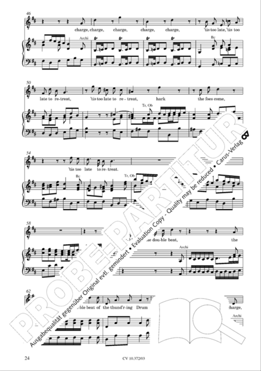 Ode for St. Cecilias Day 4-Part scores gallery preview page 25