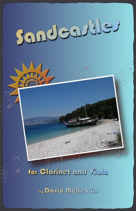 Book cover for Sandcastles for Clarinet and Viola Duet