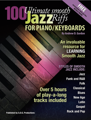 Book cover for 100 Ultimate Smooth Jazz Riffs for Piano/Keyboards