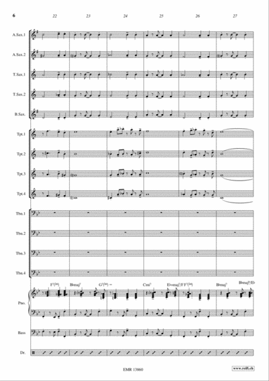 Zodiac Zodiac Big Band scores gallery preview page 7