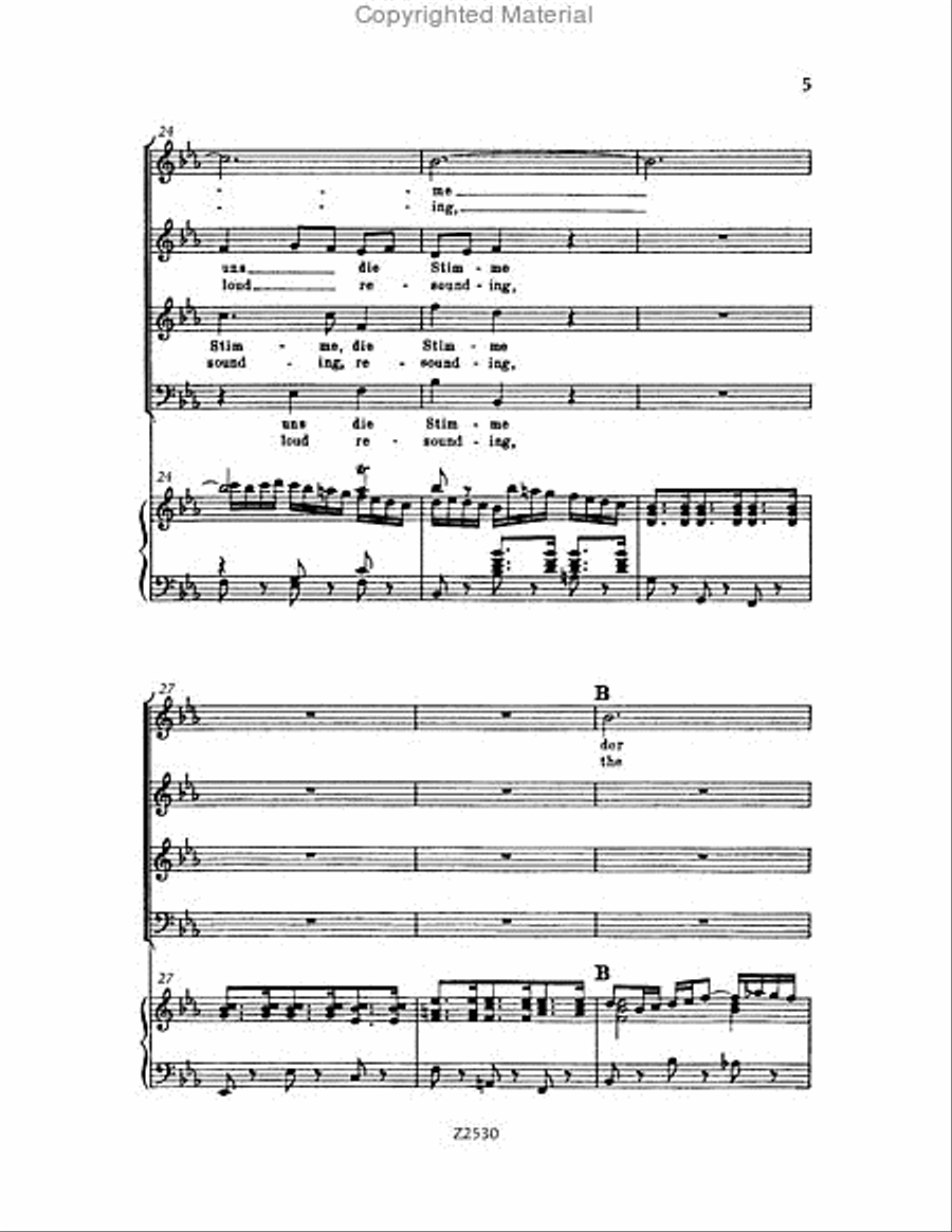 Wachet auf, ruft uns die Stimme, BWV 140 Choir scores gallery preview page 5