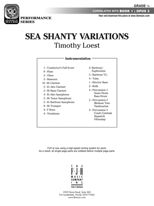 Sea Shanty Variations: Score
