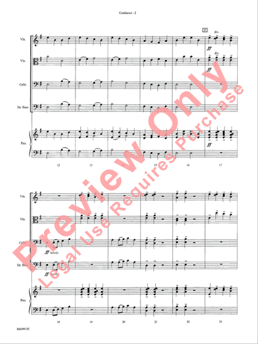 Rite at Stonehenge String Orchestra scores gallery preview page 4