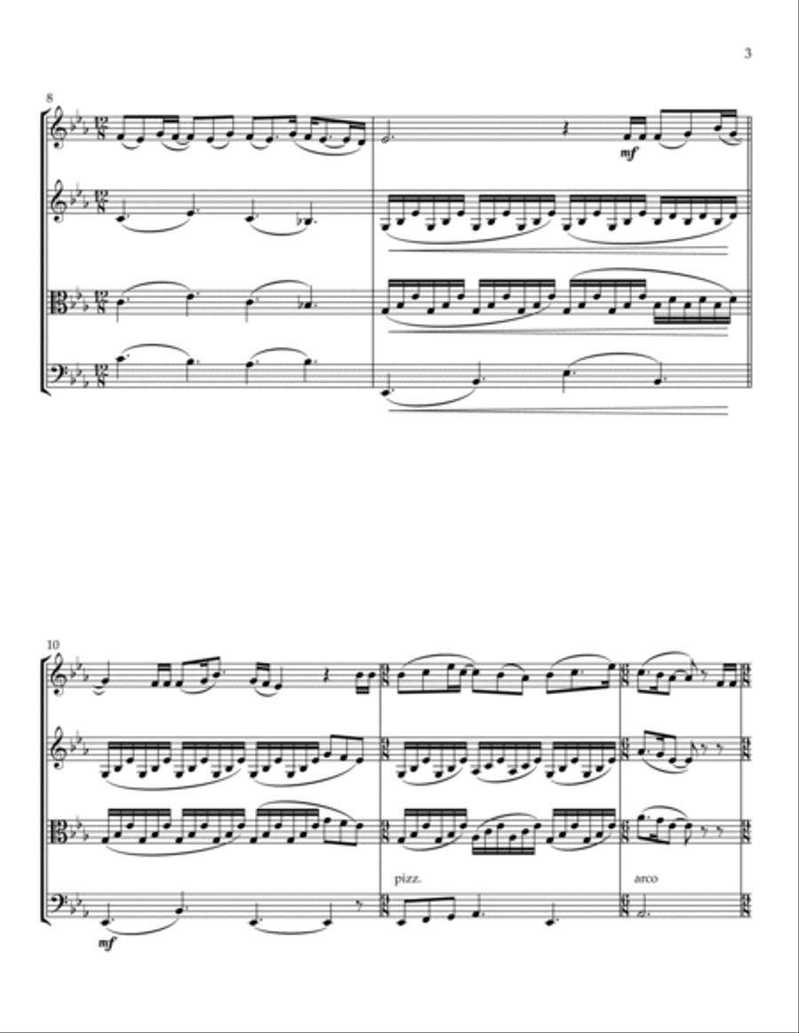 She's Always A Woman She's Always A Woman String Trio scores gallery preview page 4