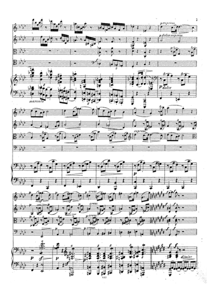 Johannes Brahms - Piano Quintet in F minor, Op. 34(Parts&score)
